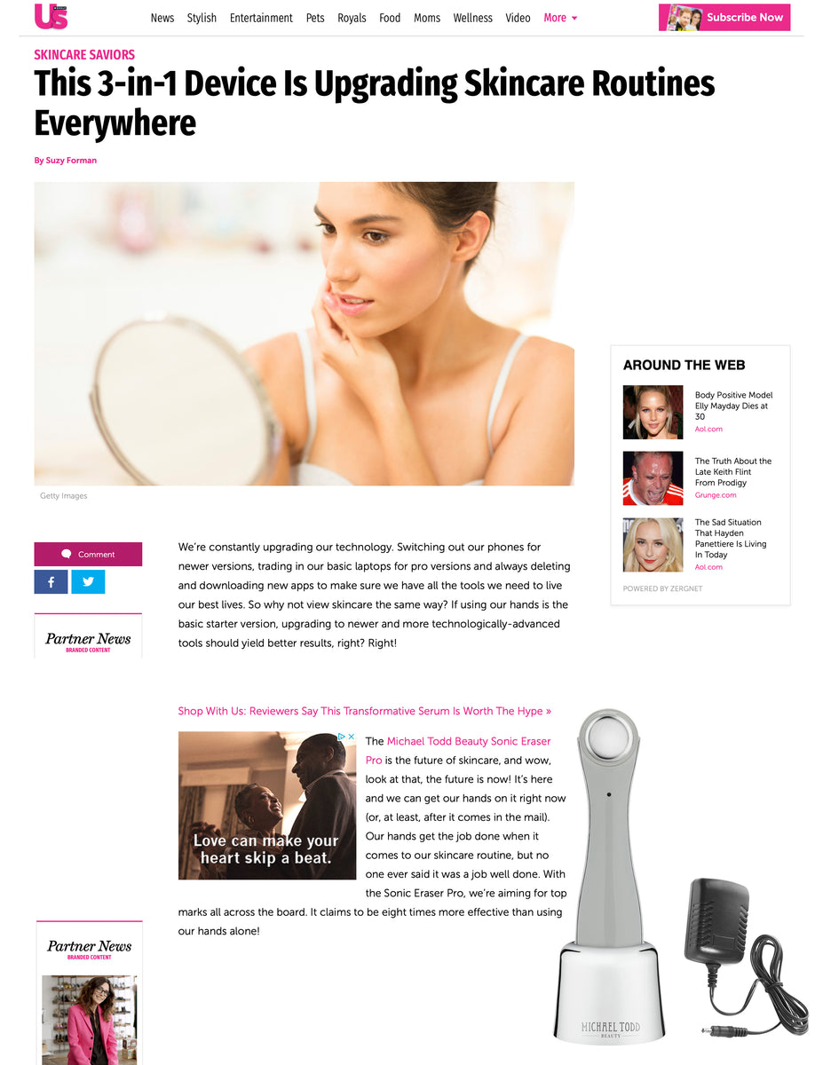 US WEEKLY - Sonic Eraser Pro – Michael Todd Beauty