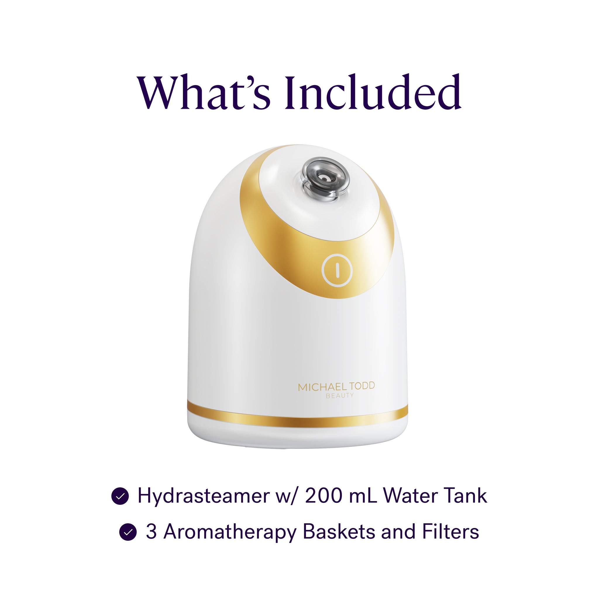 Discover the benefits of nano-ionic steam in our Hydrasteamer water tank, perfect for unclogging pores and revitalizing your skin from Michael Todd Beauty.
