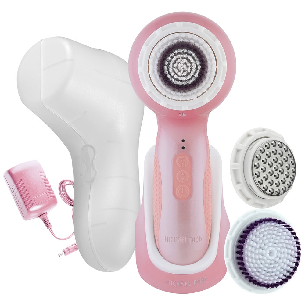 Rose Metallic Soniclear Elite Face & Body Cleansing Brush