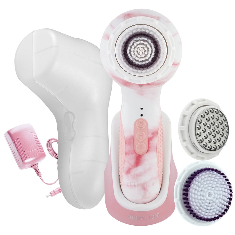Rose Marble Soniclear Petite Sonic Facial Cleansing Brush. visible_badge