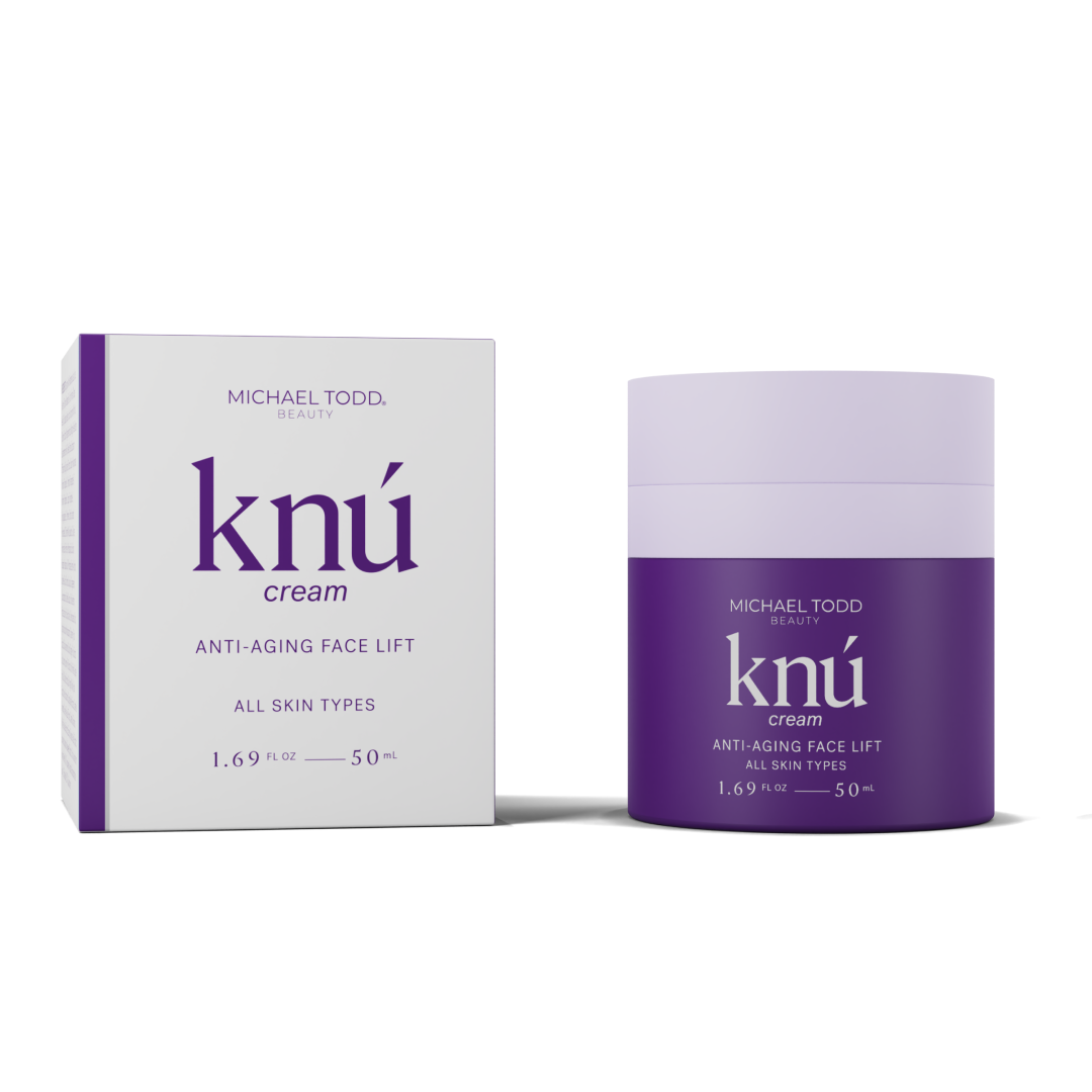 Knú Cream anti-aging face lift cream with peptides by Michael Todd Beauty.
