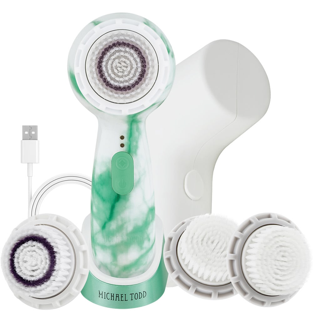 Mint Marble Soniclear Petite Deluxe Facial Cleansing Brush