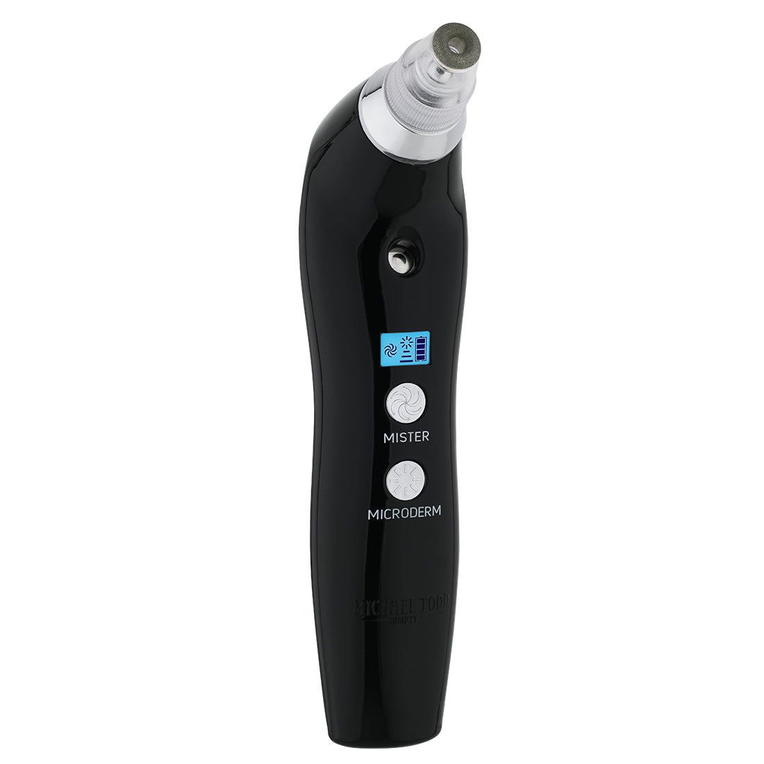 Black Metallic Sonic Refresher At Home Microdermabrasion System