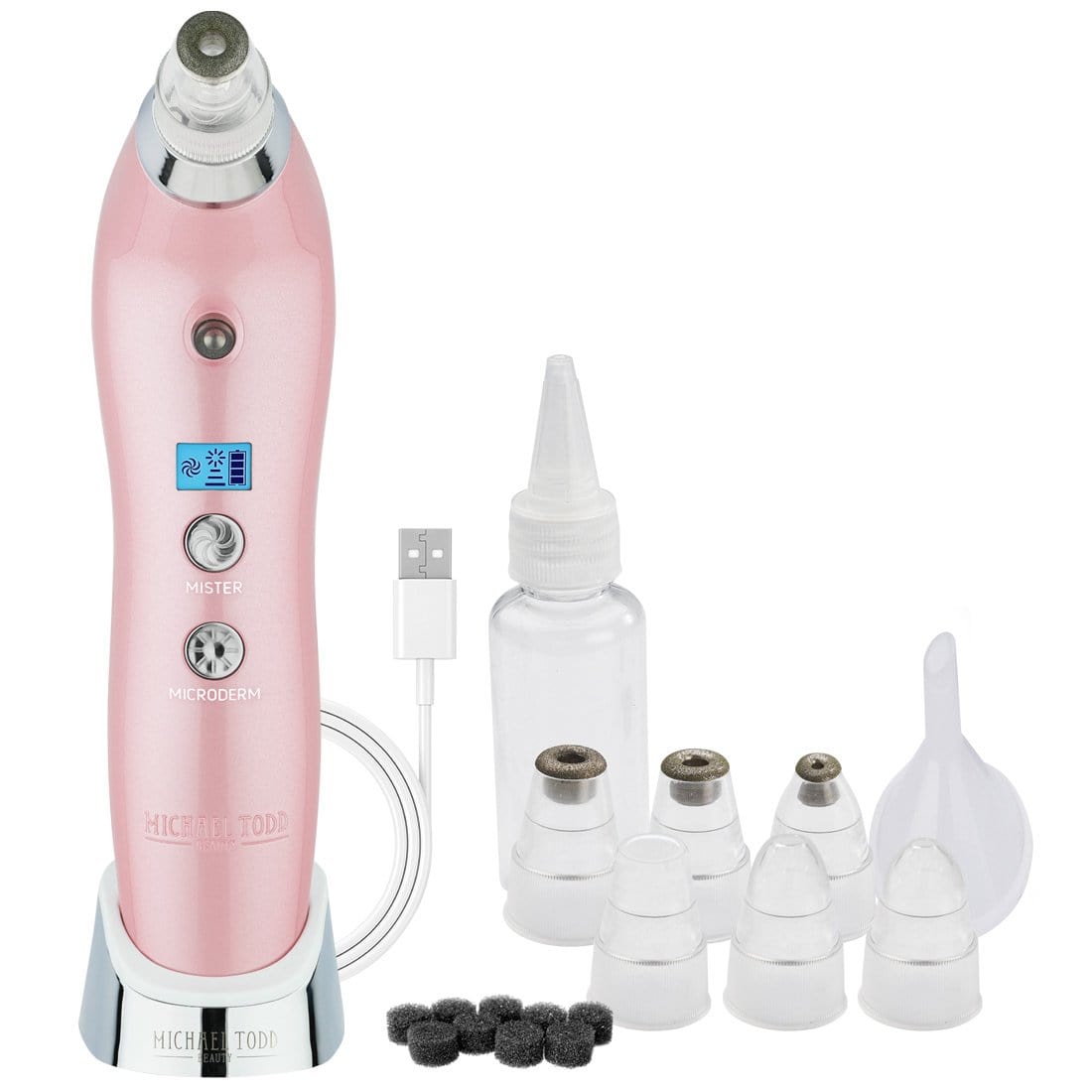 Pink Orchid Sonic Refresher At Home Microdermabrasion System