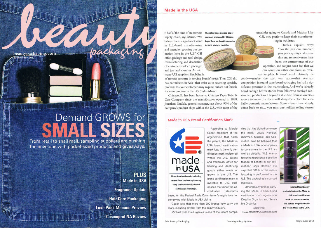 BEAUTY PACKAGING - SEPTEMBER 2012