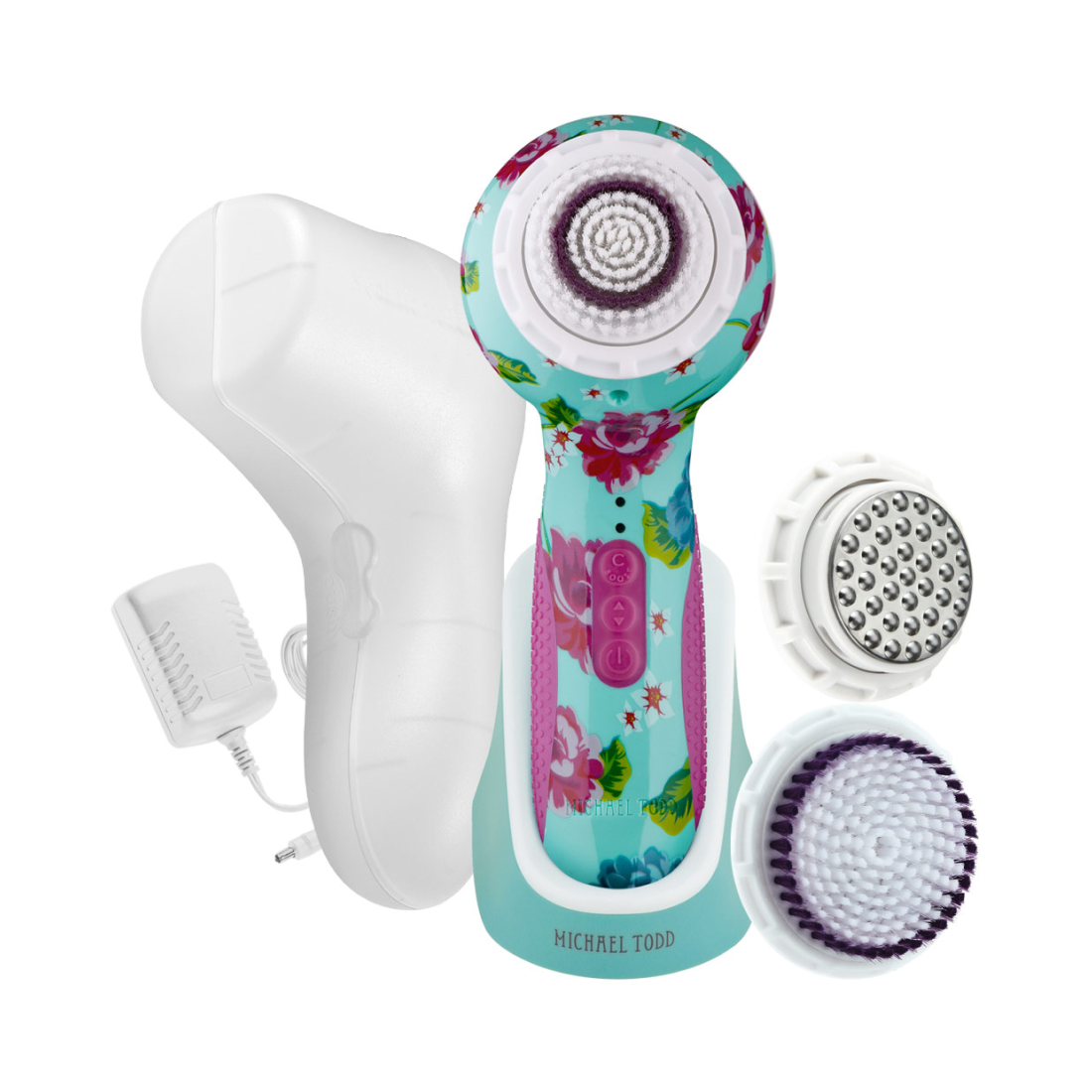 A Glow All Day Bundle with a shaver, perfect for achieving smooth skin by Michael Todd Beauty.