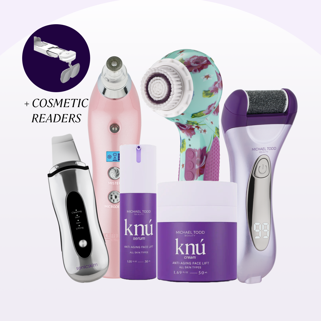 Kunu's top cosmetic removers, including Knú Cream and Michael Todd Beauty's Glow All Day.