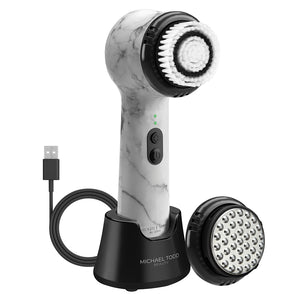 White Marble Soniclear Petite Sonic Facial Cleansing Brush. visible_badge