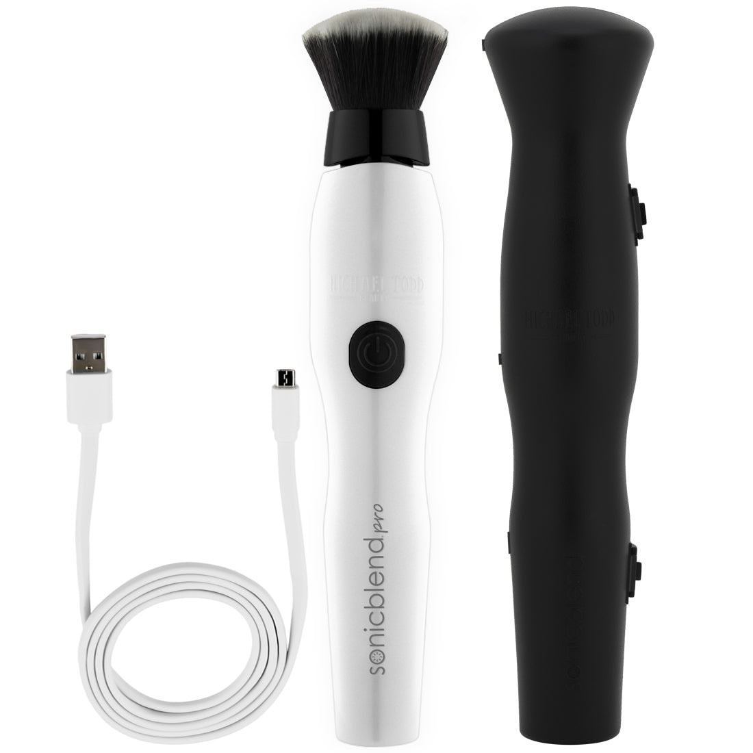 White Sonicblend Pro Sonic Makeup Application Brush