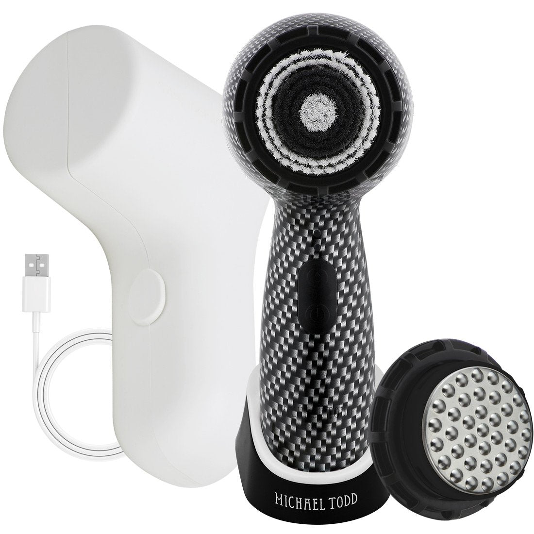 Carbon Fibre Soniclear Petite for men facial cleansing brush