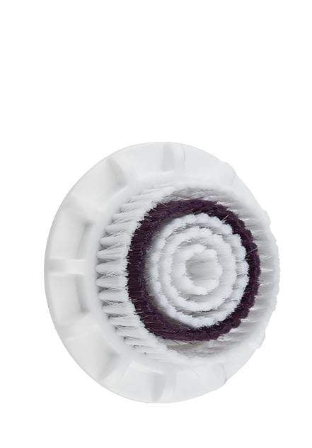 A Michael Todd Beauty Clarisonic Compatible Face Brush on a white background. visible_badge